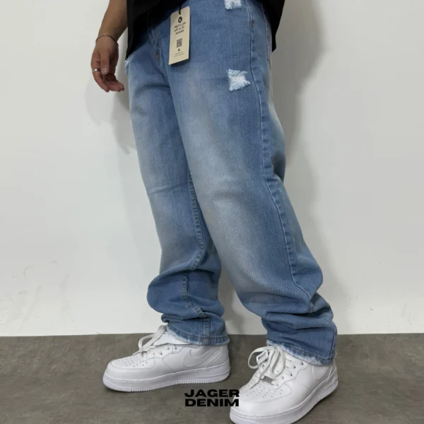 Jean Diseño Over Azul Claro