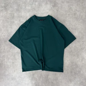 camiseta oversize verde