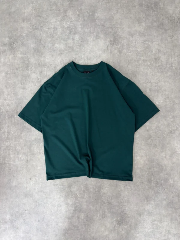 camiseta oversize verde
