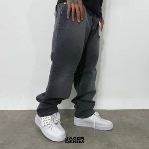 Jean Oversize Negro Desgastado