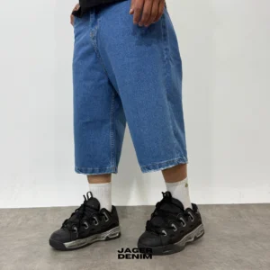 baggy jorts azul claro