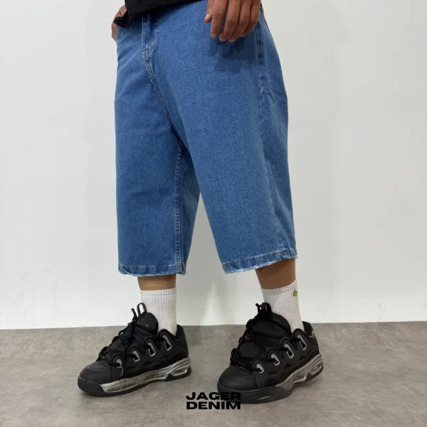 baggy jorts azul claro
