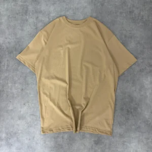 camiseta boxy cafe claro