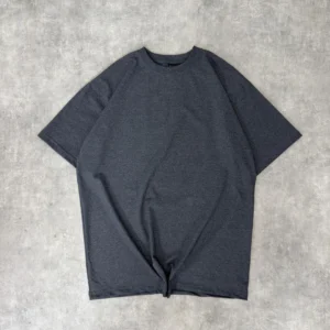 camiseta boxy gris