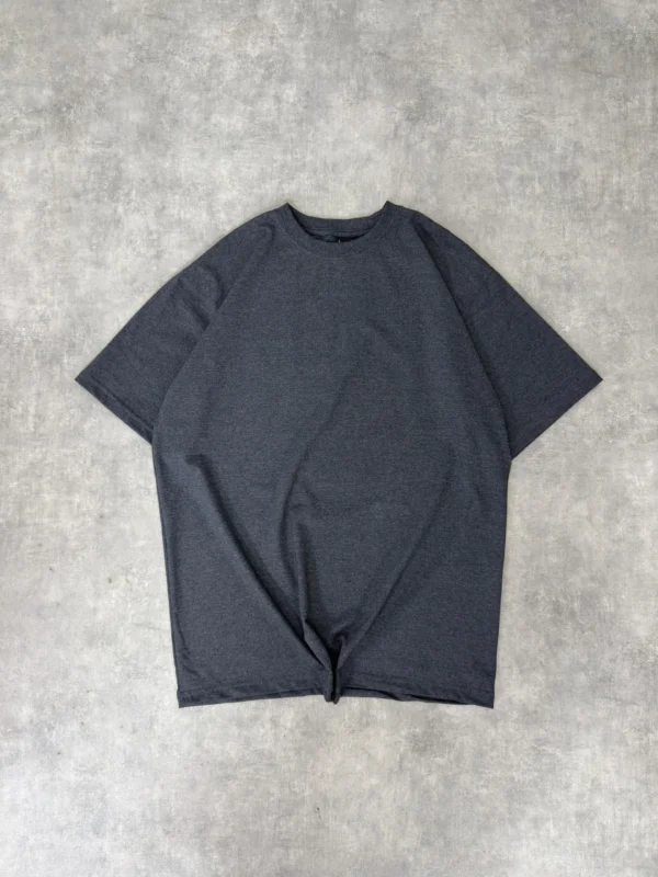 camiseta boxy gris