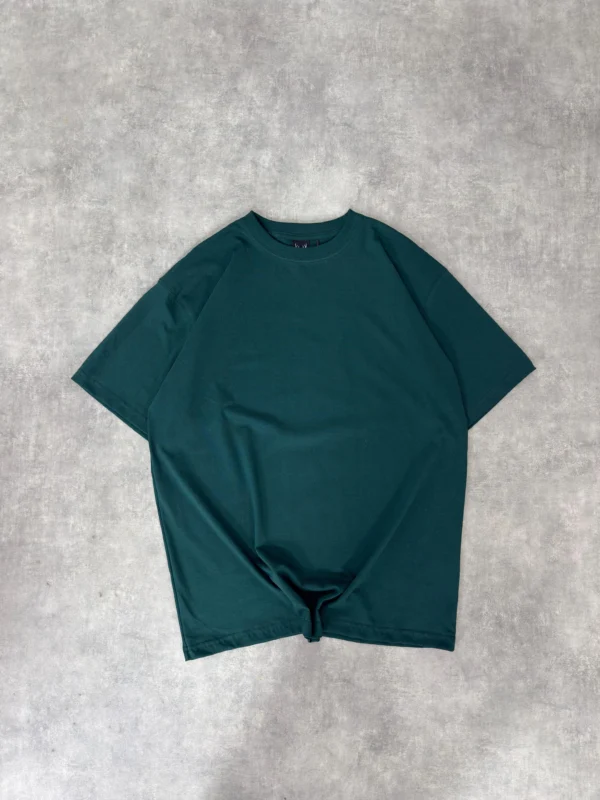 camiseta boxy verde