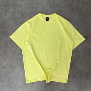 camiseta boxy amarilla