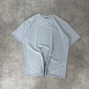 camiseta boxy gris