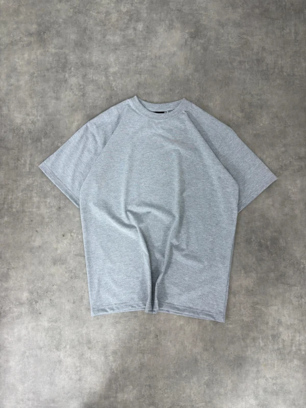 camiseta boxy gris