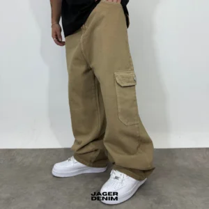 Cargo Jean Beige