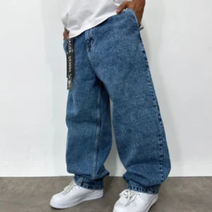Baggy jean azul diseño