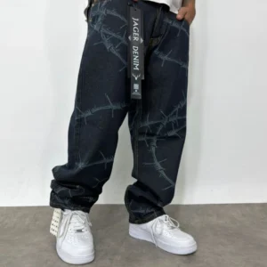 Jean Oversize Diseño Laser Alambre