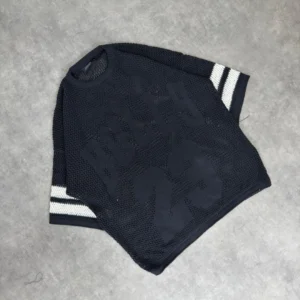 Camiseta Malla Tejida Color Negro