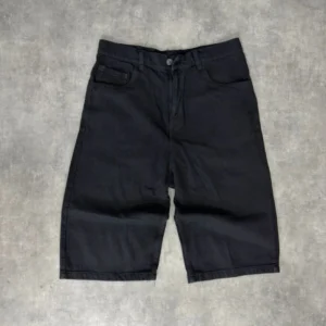 Baggy Jorts Negro Tela Galleta